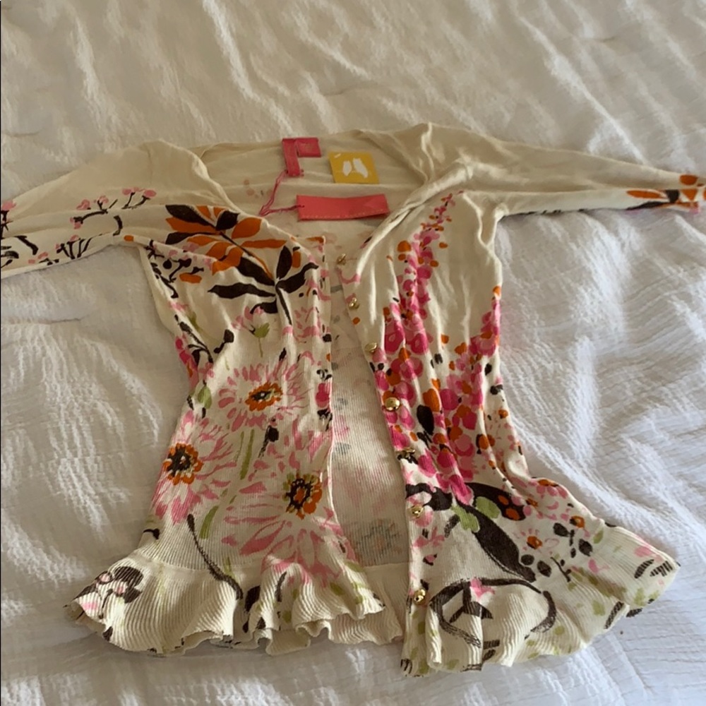 COPY - Floral Sweater xs